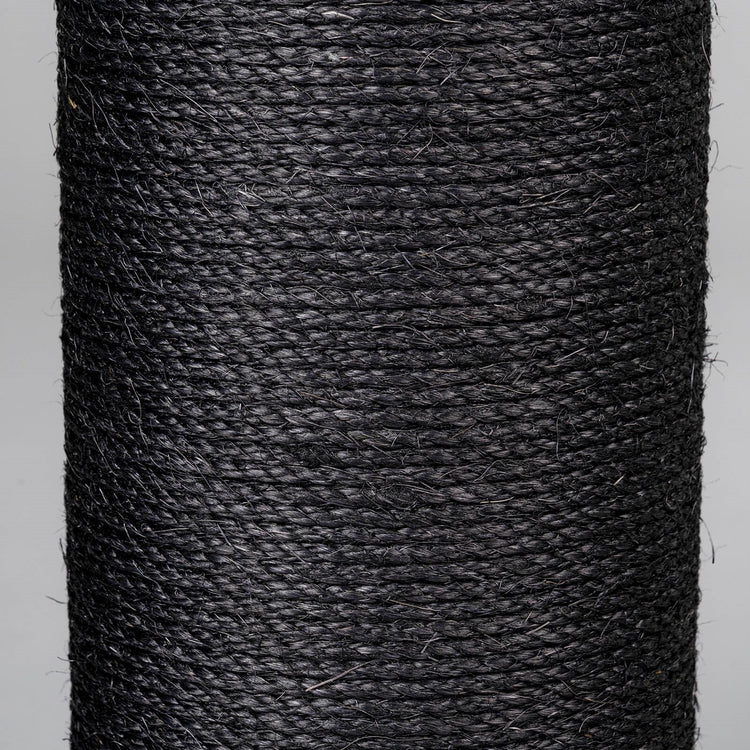 Poteau en sisal 30 cm x 20 cmØ - M10 - 1 trou de vis (Blackline)