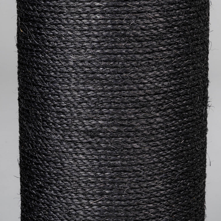 Poteau en sisal 40 cm x 20 cmØ - M10 - 1 trou de vis (Blackline)