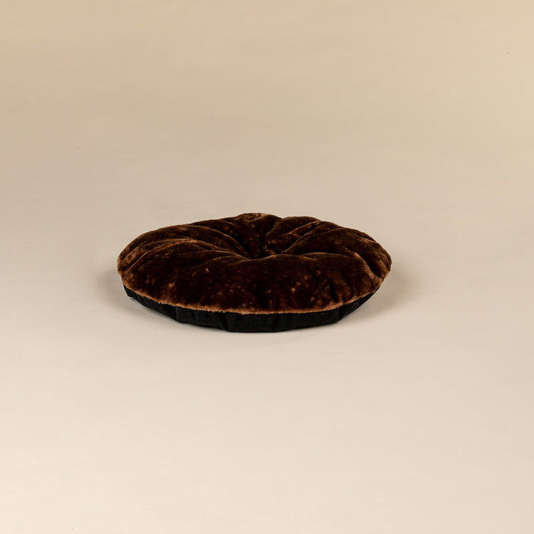 Marron, Siège rond de 50 cm de diamètre (inclus coussin)